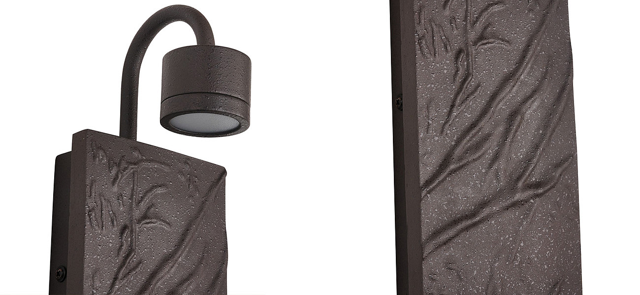 Бра с фактурой дерева Bark Black Бра с фактурой дерева Bark Black - Loft-Concept в Грозном
