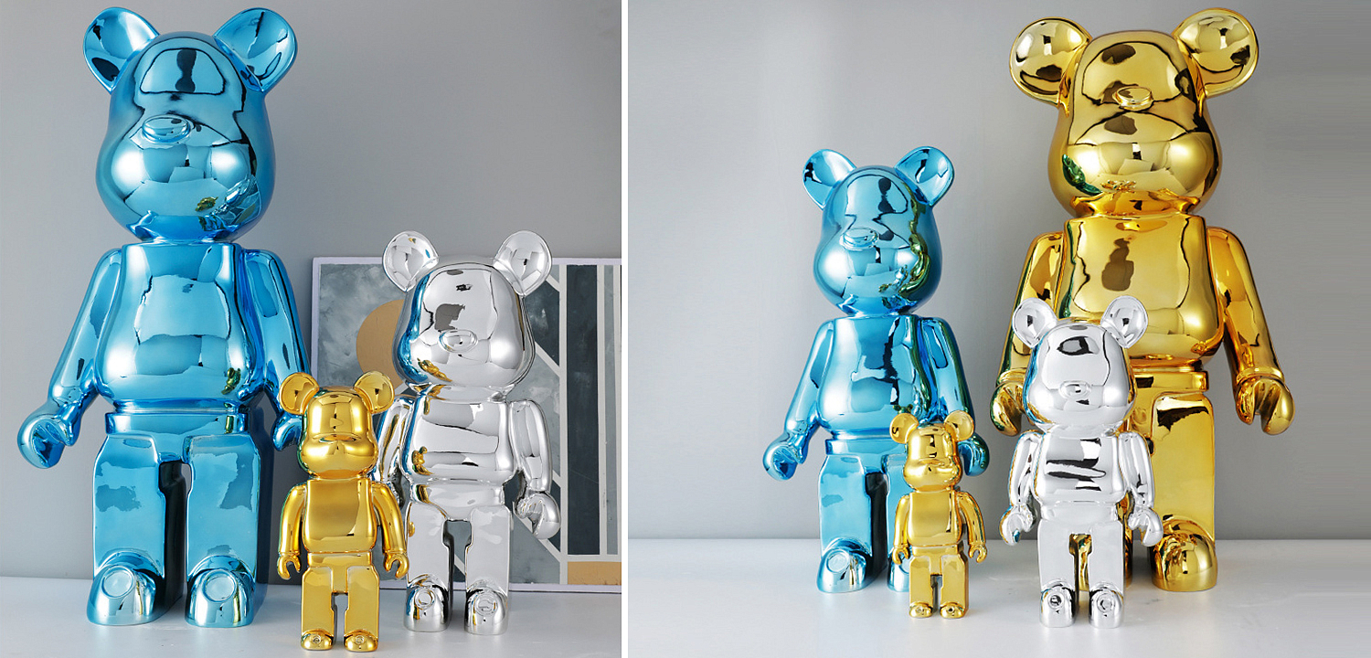 Статуэтка Bearbrick Silver Статуэтка Bearbrick Silver - Loft-Concept в Грозном