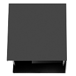 Уличный настенный светильник светодиодный формы куб черного цвета из металла Urban Minimalist варинант исполнения - 1 | Loft Concept в Грозном