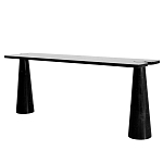 Консоль чёрная на 2-х конусообразных ножках Eros варинант исполнения - 4 | Loft Concept в Грозном