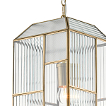 Подвесной светильник с рельефным стеклом Embossed Glass варинант исполнения - 1 | Loft Concept в Грозном