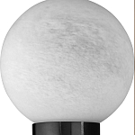 Бра цилиндрической формы чёрного цвета с 2-мя плафонами Marble Glow варинант исполнения - 5 | Loft Concept в Грозном