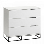 Комод белый с 3-мя ящиками Strict Lines  варинант исполнения - 1 | Loft Concept в Грозном