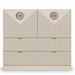 Комод с фактурным фасадом Satin Furniture варинант исполнения - 2 | Loft Concept в Грозном