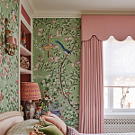 Обои ручная роспись Belvoir Pistachio варинант исполнения - 3 | Loft Concept в Грозном