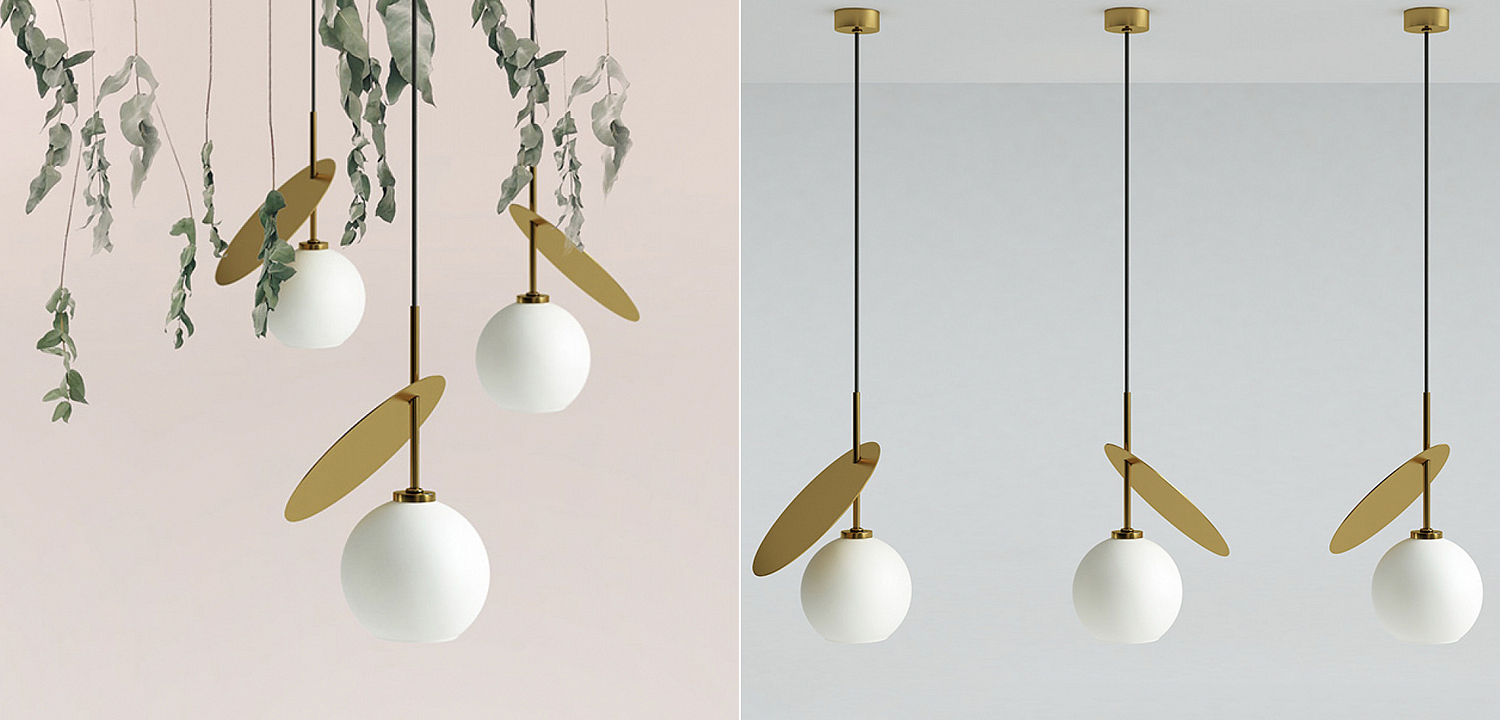 Подвесной светильник Cherry Pendant One Gold Подвесной светильник Cherry Pendant One Gold - Loft-Concept в Грозном