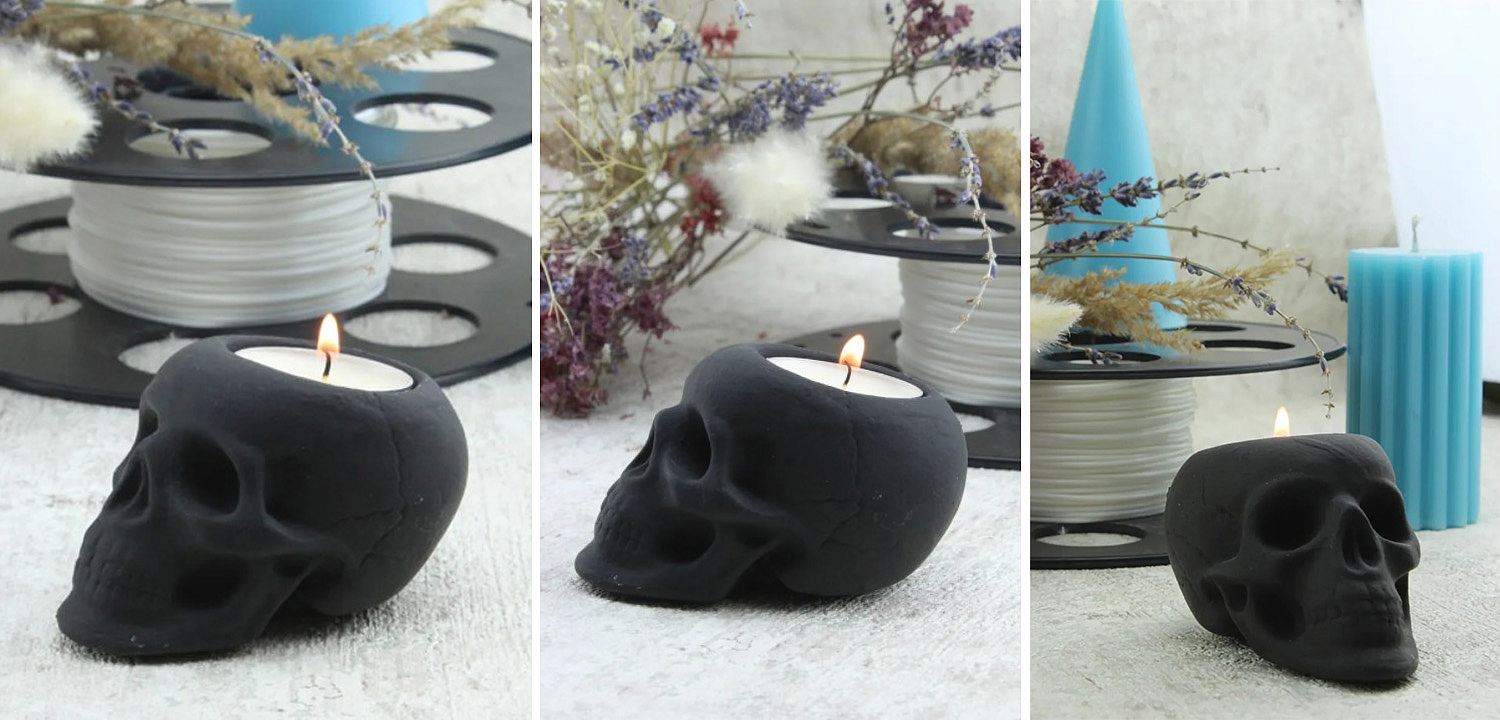 Подсвечник Black Skull - Loft-Concept в Грозном