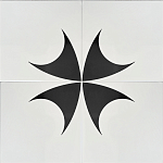 Дизайнерская плитка с узором Комета варинант исполнения - 1 | Loft Concept в Грозном