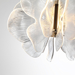 Люстра с крупными рельефным декором в виде лепестков 60 см Ethereal Bloom варинант исполнения - 5 | Loft Concept в Грозном