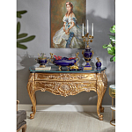 Чаша темно-синяя фарфоровая с бронзовыми ручками в виде ангелов Eden Garden варинант исполнения - 5 | Loft Concept в Грозном