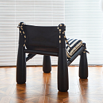 Кресло черно-белое со съемными подушками Celebrity варинант исполнения - 3 | Loft Concept в Грозном