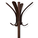 Вешалка коричневая с 4-мя крючками из пластика Curves Hangers варинант исполнения - 3 | Loft Concept в Грозном