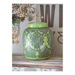 Банка с крышкой Porcelain Malachite Jar варинант исполнения - 3 | Loft Concept в Грозном
