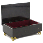 Шкатулка из натурального камня змеевик чёрного цвета Stone Casket варинант исполнения - 4 | Loft Concept в Грозном