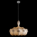 Подвесной светильник с белым фигурным абажуром и мягкими волнистыми краями Cloud Motion  варинант исполнения - 10 | Loft Concept в Грозном