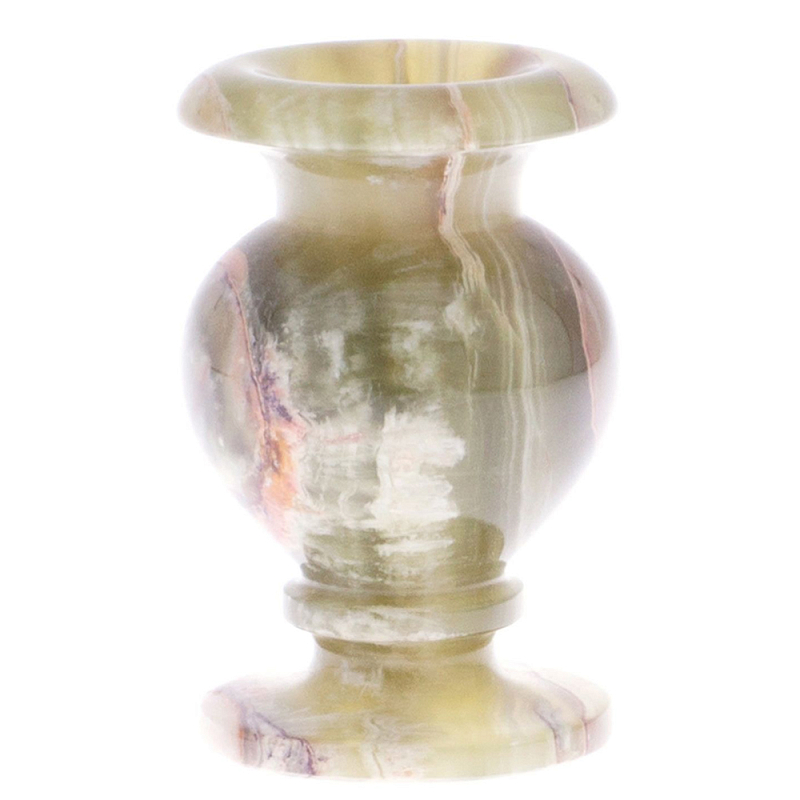 Ваза настольная из натурального оникса Onyx Vase Бежевый Ваза настольная из натурального оникса Onyx Vase Бежевый в Грозном | Loft Concept