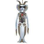 Кукла из джинсовой одежды и армейских палаток Rusalka Jeans&Tents варинант исполнения - 1 | Loft Concept в Грозном