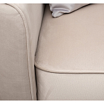 Диван двухместный раскладной светло-серый с кантом Pride варинант исполнения - 5 | Loft Concept в Грозном