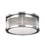 Потолочный светильник с цилиндрическим плафоном из рифленого прозрачного стекла Feiss варинант исполнения - 5 | Loft Concept в Грозном