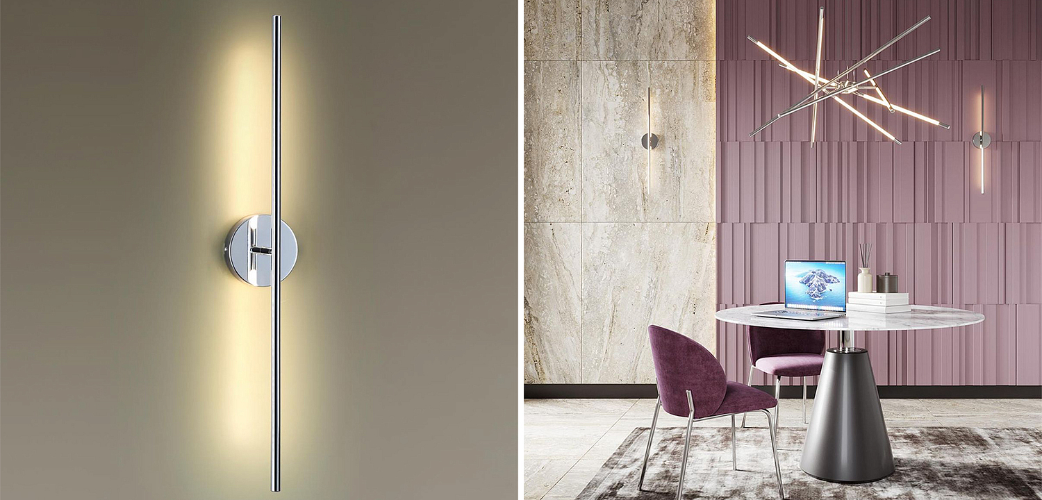 Бра Trumpet Tube Chrome Line Бра Trumpet Tube Chrome Line - Loft-Concept в Грозном