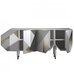 Комод с фасадом из геометрических фигур Coleccion Alexandra варинант исполнения - 1 | Loft Concept в Грозном