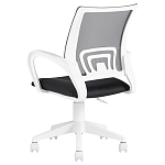 Офисное кресло с основанием из белого пластика Desk chairs Black варинант исполнения - 5 | Loft Concept в Грозном