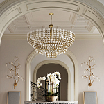 Бра с каркасом в виде веток усыпанных кристаллами Branches with Crystals варинант исполнения - 4 | Loft Concept в Грозном