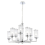 Люстра с 9-ю цилиндрическими стеклянными плафонами Jeanette варинант исполнения - 8 | Loft Concept в Грозном