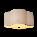 Потолочный светильник с белым волнистым плафоном из ткани Vitorino варинант исполнения - 2 | Loft Concept в Грозном