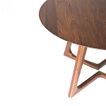 Обеденный стол круглый с изогнутыми ножками Godenza Round V Table варинант исполнения - 2 | Loft Concept в Грозном