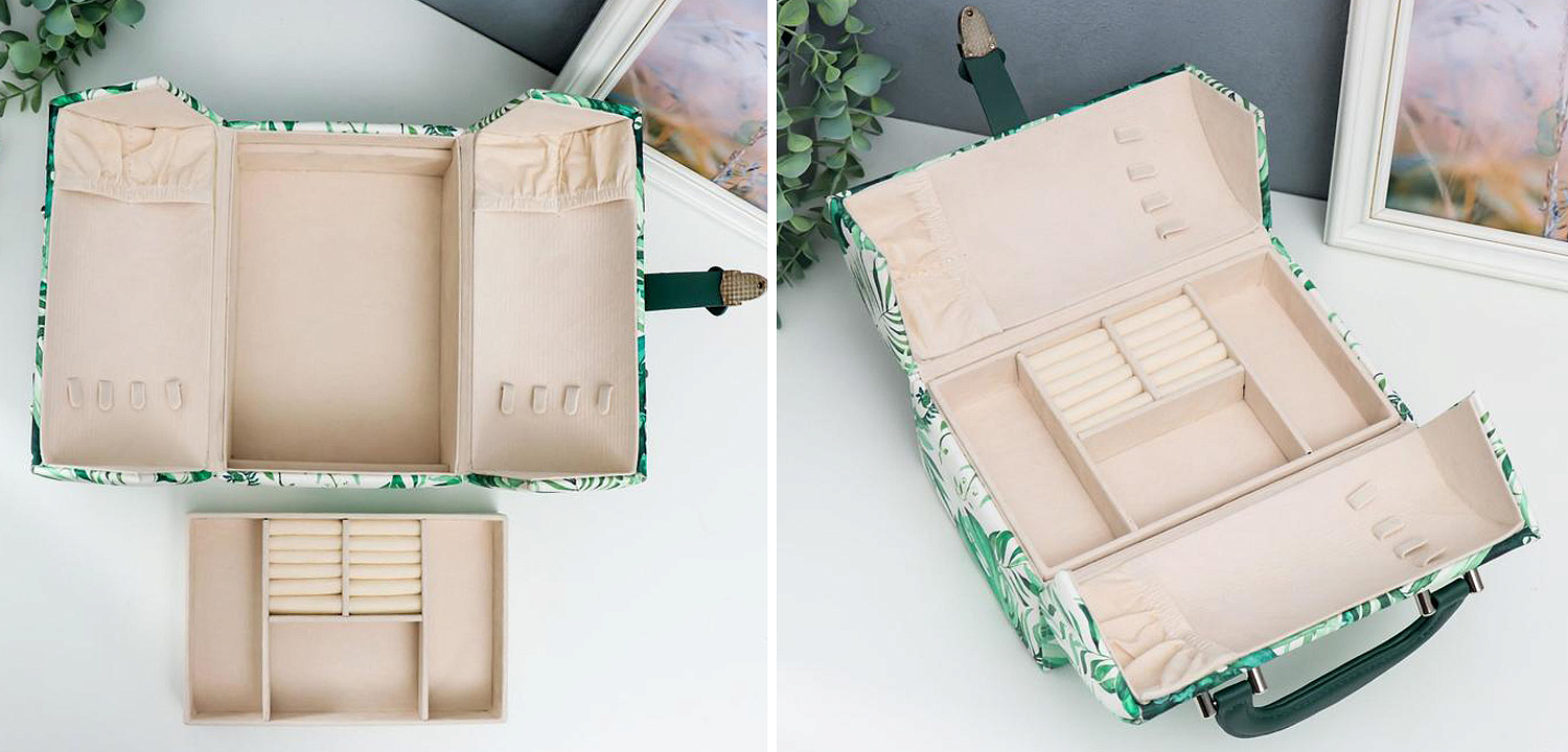 Шкатулка Green Leaves Jewerly Organizer Box Шкатулка Green Leaves Jewerly Organizer Box - Loft-Concept в Грозном