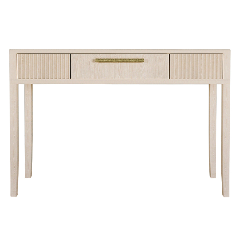 Элегантная Консоль Primo с выдвижным ящиком Светлый дуб Древесина Золотой в Грозном | Loft Concept 