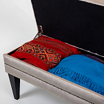 Мягкая банкетка с зоной для хранения Casket Beige варинант исполнения - 4 | Loft Concept в Грозном