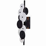 Бра светодиодное из черно-белых дисков Contrast Sample варинант исполнения - 3 | Loft Concept в Грозном