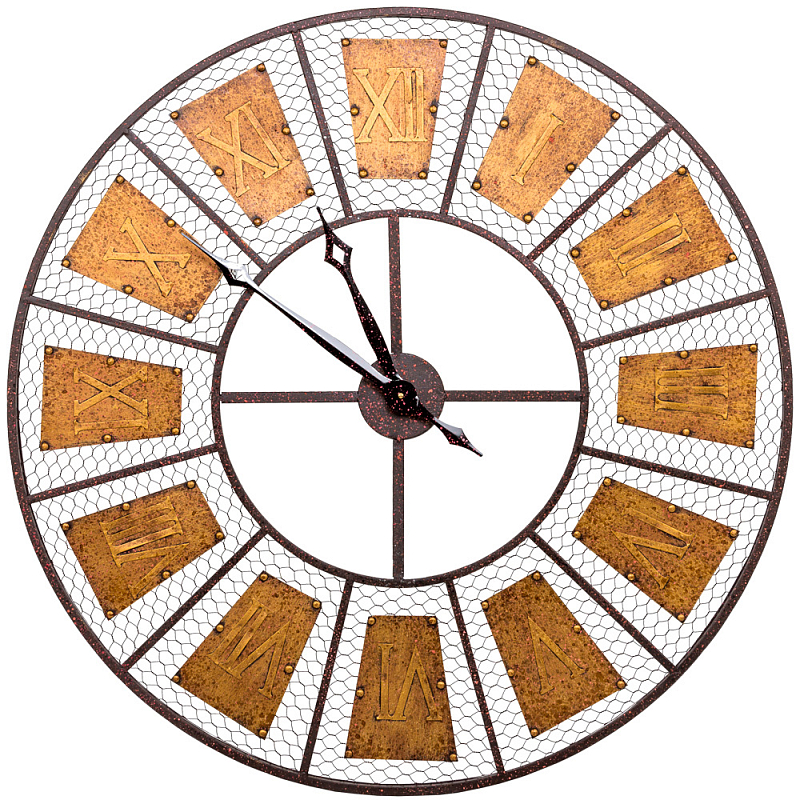 Часы настенные из металла в стиле лофт Clock with History Бронза Черный Часы настенные из металла в стиле лофт Clock with History Бронза Черный в Грозном | Loft Concept
