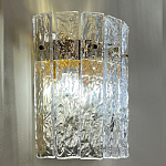Бра с вертикальными рельефными стеклянными вставками Textured Glass варинант исполнения - 2 | Loft Concept в Грозном