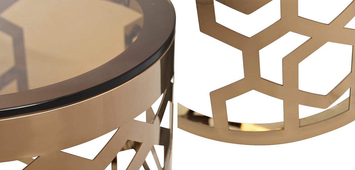 Подставка Yen Geometry pink gold cylinder 70 Подставка Yen Geometry pink gold cylinder 70 - Loft-Concept в Грозном