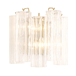 Бра с вертикальными стеклянными подвесками Hexagon Tube Light варинант исполнения - 3 | Loft Concept в Грозном