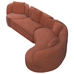 Модульный диван Calypso с кушеткой варинант исполнения - 2 | Loft Concept в Грозном