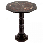 Кофейный стол из натуральных камней Змеевик и Яшма Natural Stone Tables варинант исполнения - 9 | Loft Concept в Грозном