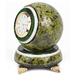 Часы настольные в виде шара из натурального камня Ball Stone Clock варинант исполнения - 5 | Loft Concept в Грозном