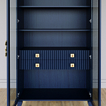 Дизайнерский шкаф витрина Elsa Dreams Blue с 4-мя ящиками варинант исполнения - 6 | Loft Concept в Грозном