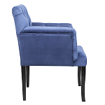 Кресло Addison Chic Armchair deep blue velour варинант исполнения - 2 | Loft Concept в Грозном