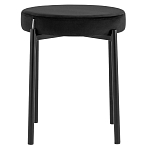 Табурет с мягким круглым сиденьем RIO Black варинант исполнения - 2 | Loft Concept в Грозном