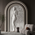 Барельеф NAKED варинант исполнения - 2 | Loft Concept в Грозном