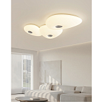 Потолочный светильник с тремя овальными матовыми плафонами TRIDalmen варинант исполнения - 3 | Loft Concept в Грозном