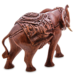 Статуэтка из дерева суар в виде слона Two Tusks варинант исполнения - 2 | Loft Concept в Грозном