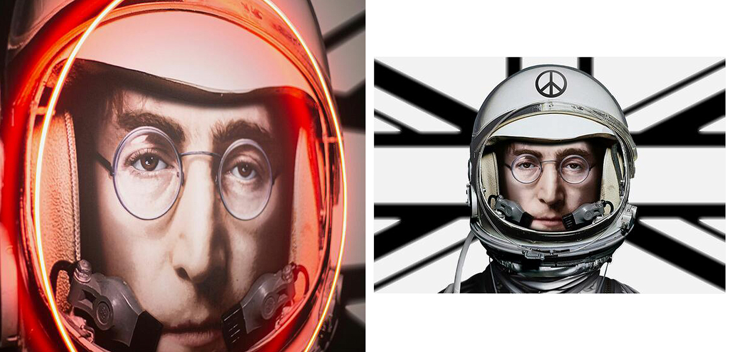 Дизайнерский Неоновый Постер Джон Леннон в Скафандре Lennon Astronaut Дизайнерский Неоновый Постер Джон Леннон в Скафандре Lennon Astronaut - Loft-Concept в Грозном