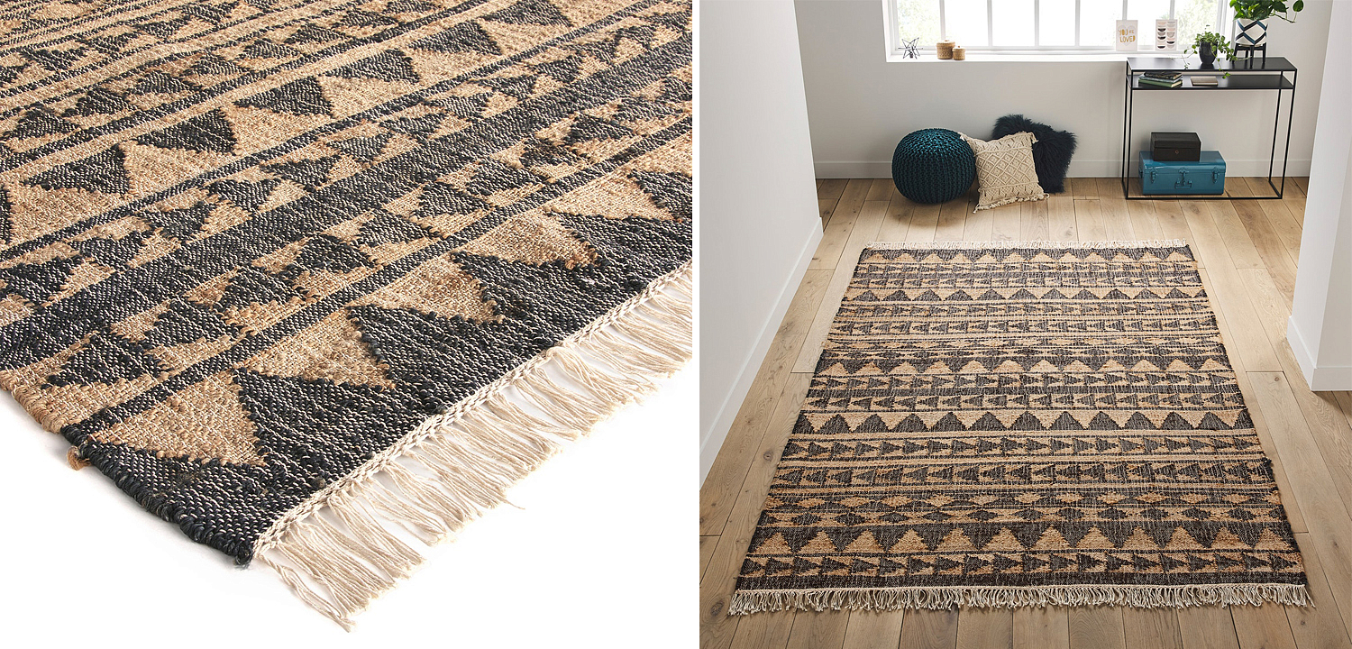 Ковер с бахромой Carpet Graphic Design Triangles Ковер с бахромой Carpet Graphic Design Triangles - Loft-Concept в Грозном