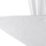 Люстра светодиодная белая геометрической формы с рифленым плафоном White Geometric Lamps варинант исполнения - 3 | Loft Concept в Грозном